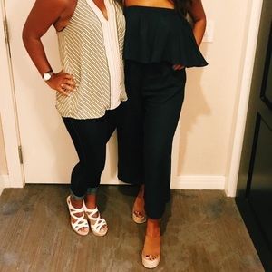 Navy blue jumpsuit